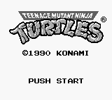 Teenage Mutant Ninja Turtles (Japan) Title Screen